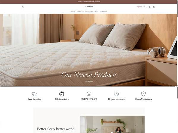 Furnmics furniture website