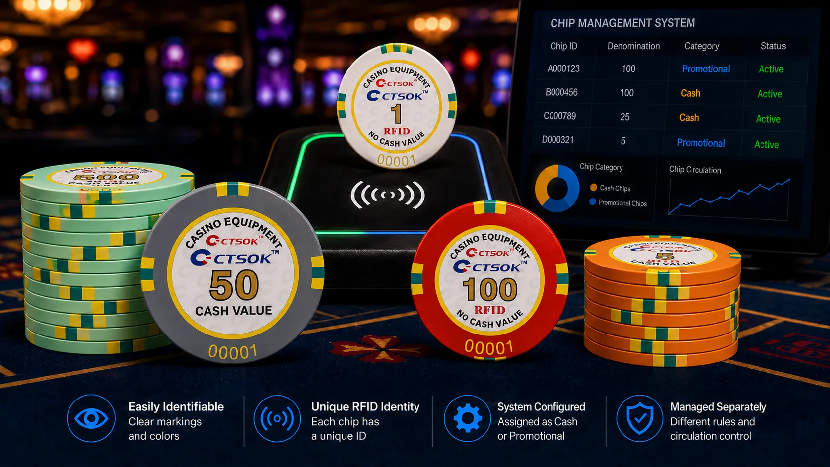 Why Casinos Need Separate Records for Cash and Promotional Chips